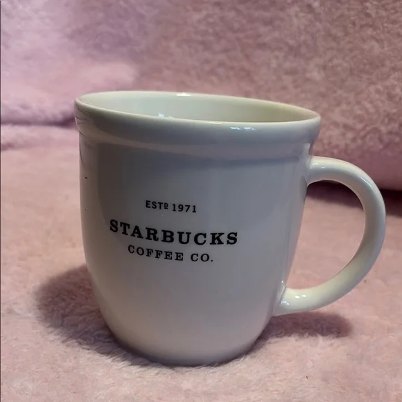 NWOT Starbucks White Coffee Mug - Picture 3 of 6